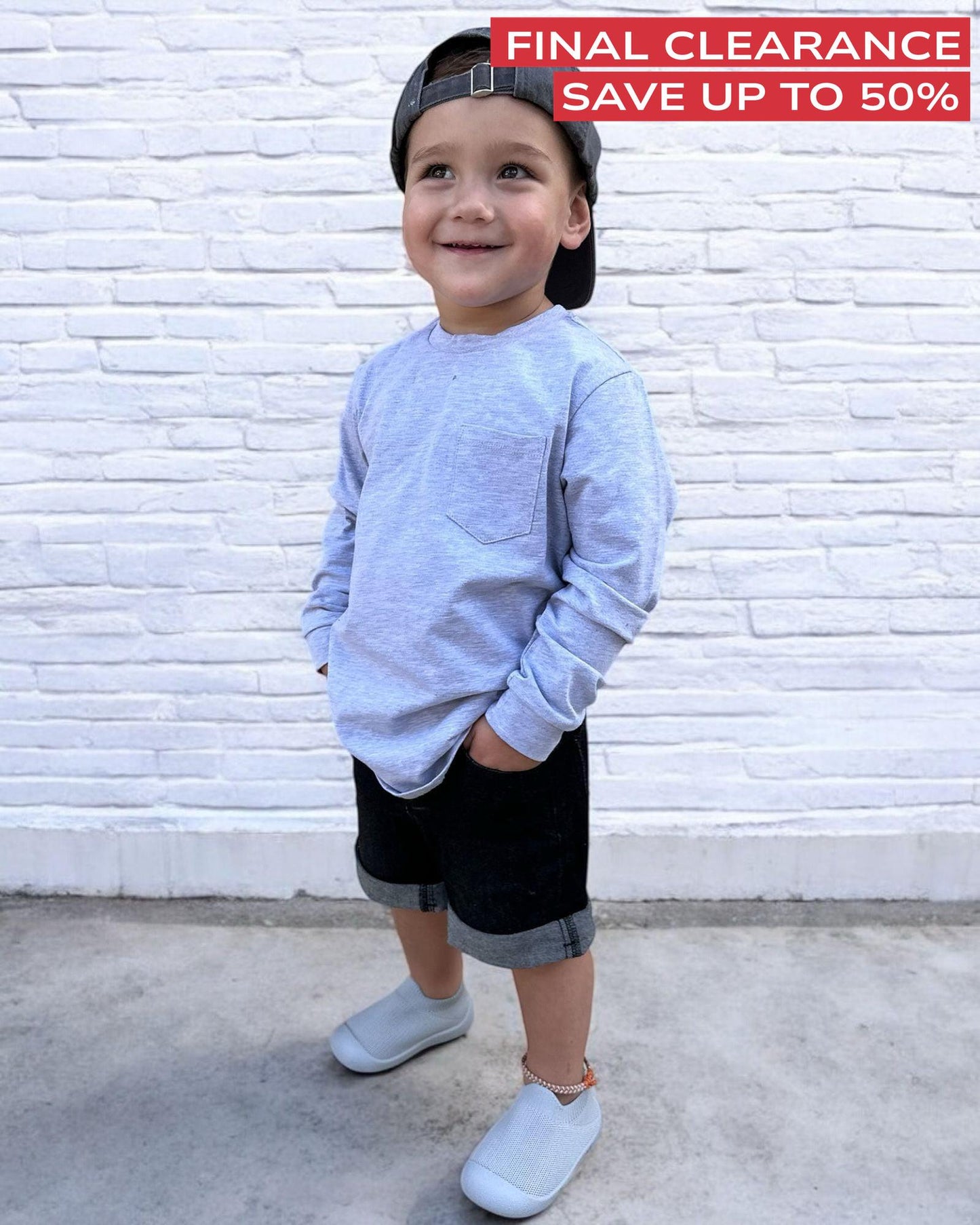 LONG SLEEVE T-SHIRT - GREY