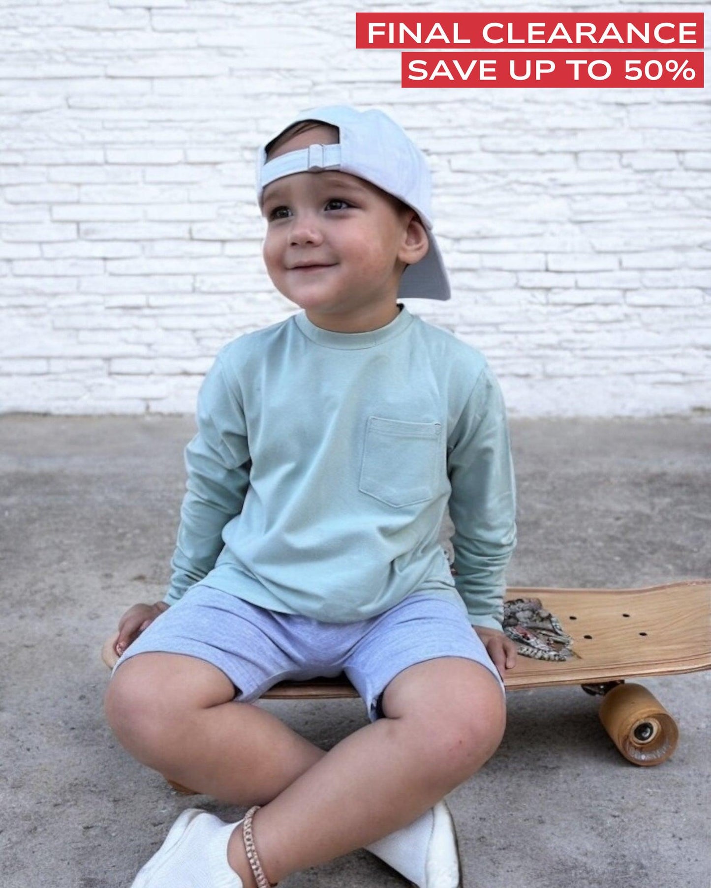 LONG SLEEVE T-SHIRT - LIGHT SAGE
