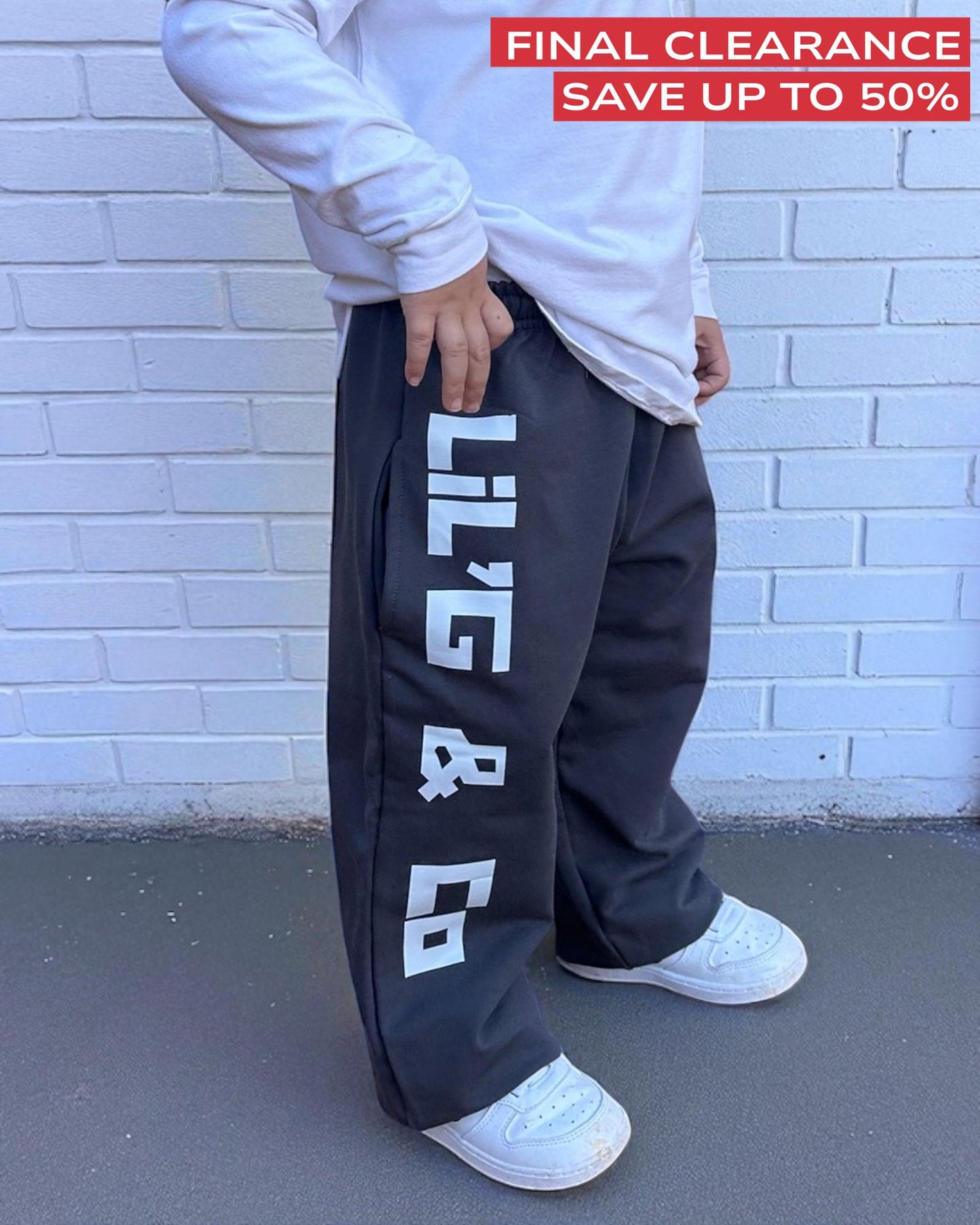 Rider Track Pant - Charcoal