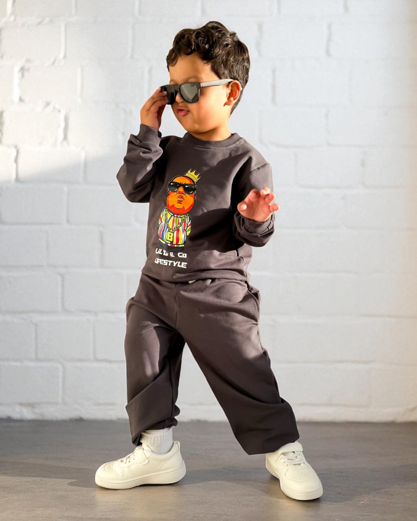 Big Poppa – Charcoal Jumper
