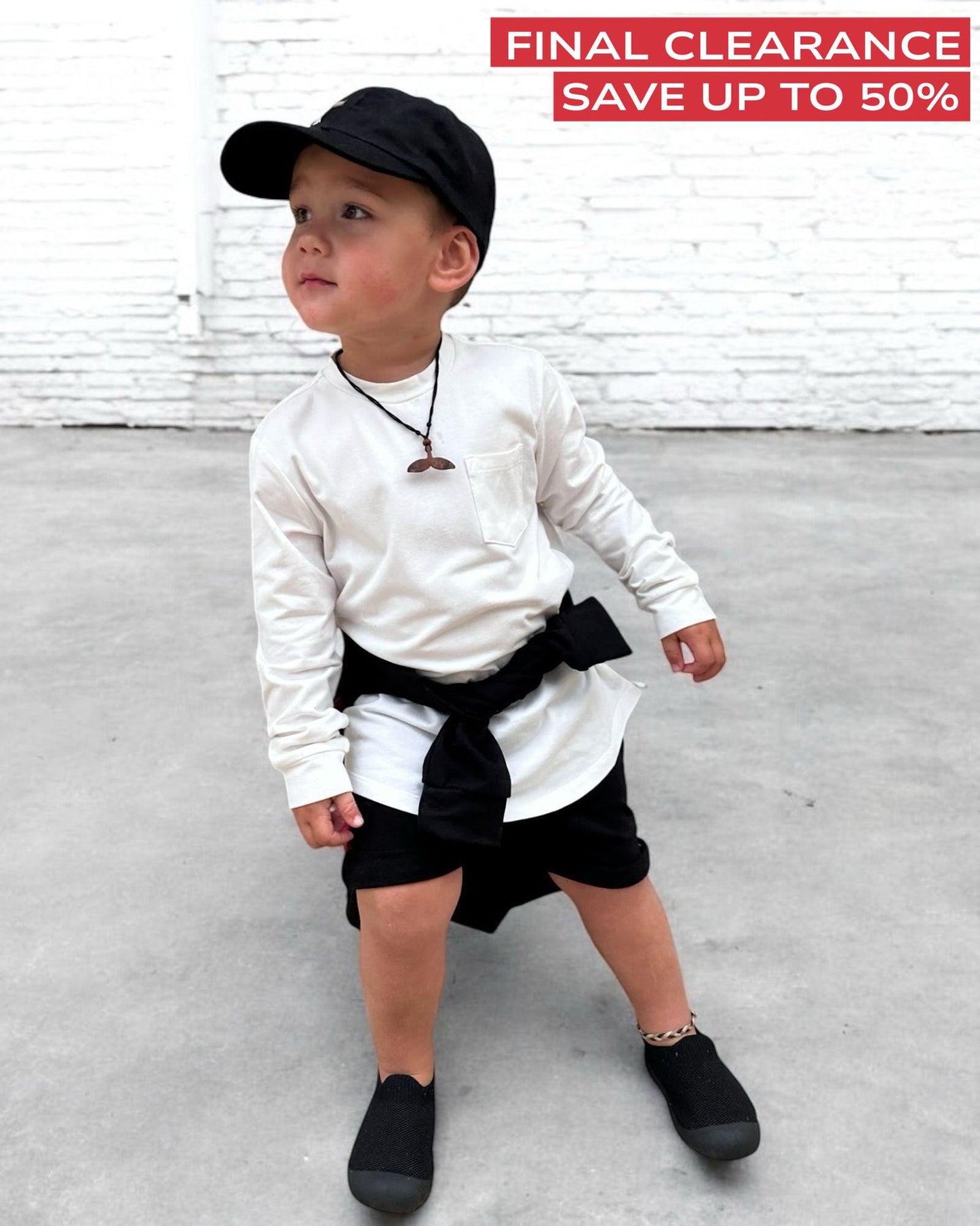 LONG SLEEVE T-SHIRT - WHITE