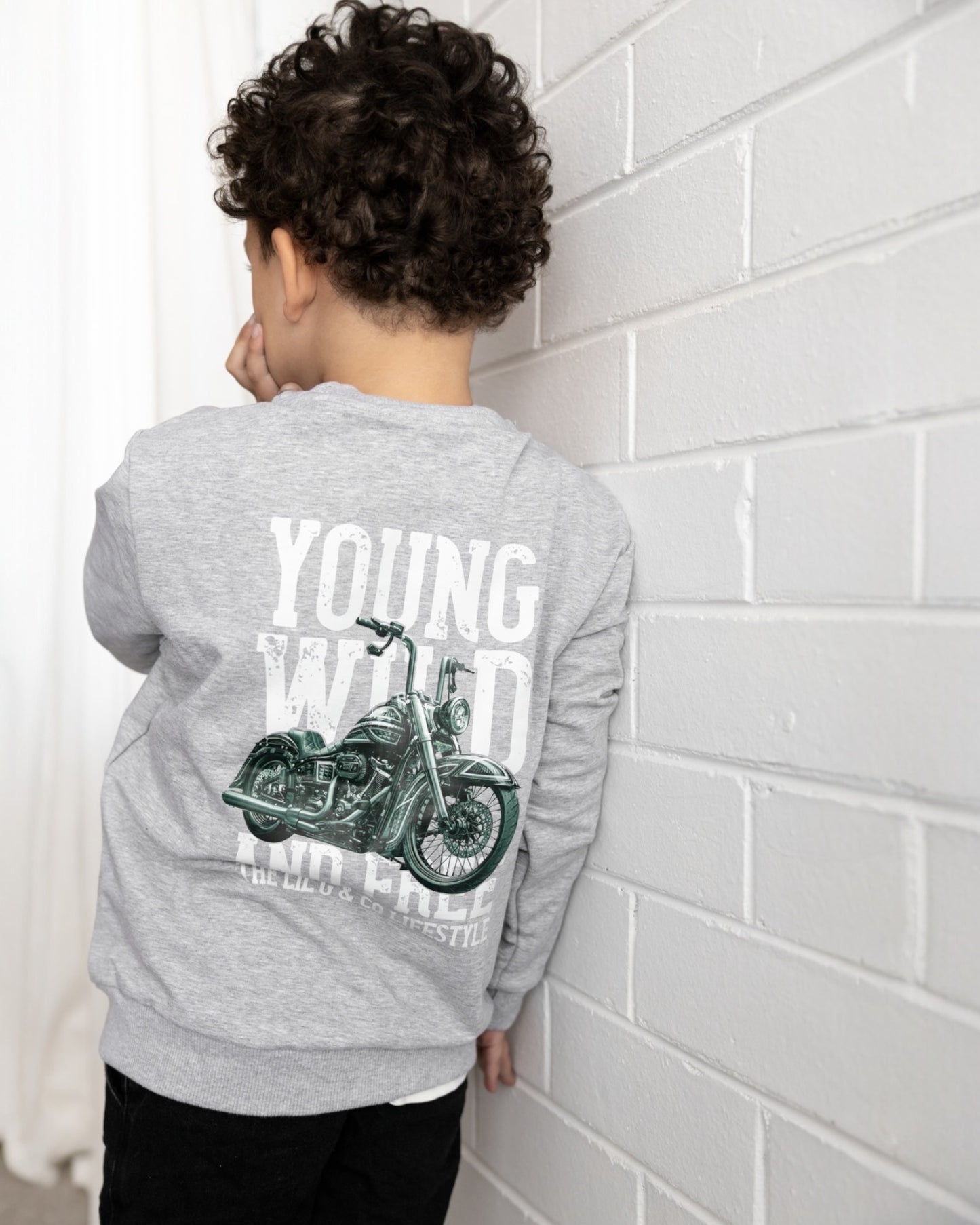 Born to Ride – Grey Jumper