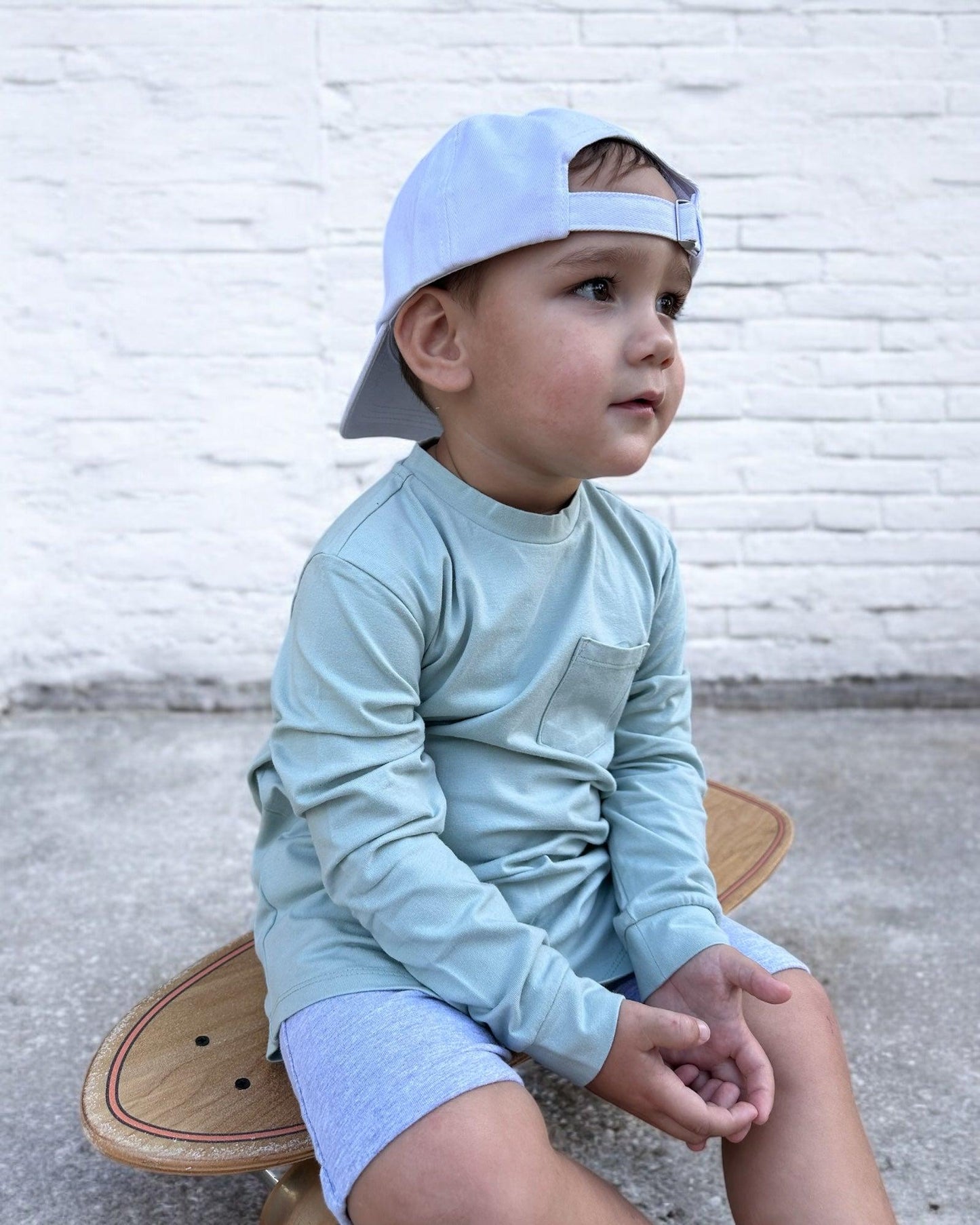 LONG SLEEVE T-SHIRT - LIGHT SAGE