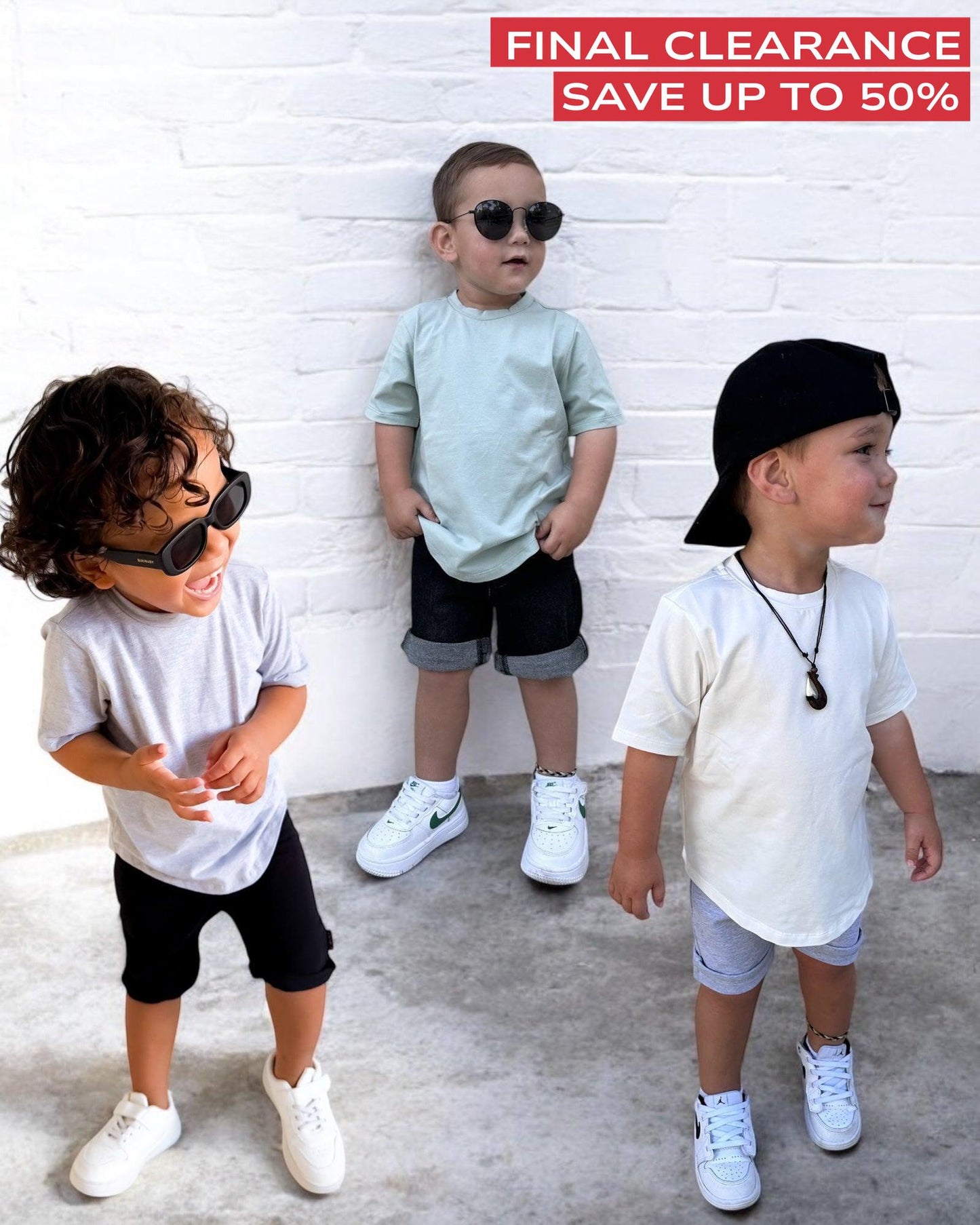 SHORT SLEEVE T-SHIRT - 3 PACK - LIGHT SAGE, WHITE + GREY