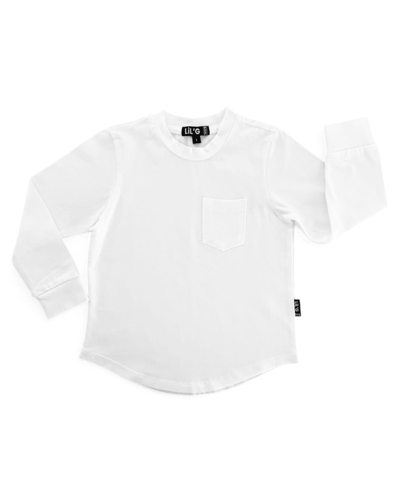 LONG SLEEVE T-SHIRT - WHITE