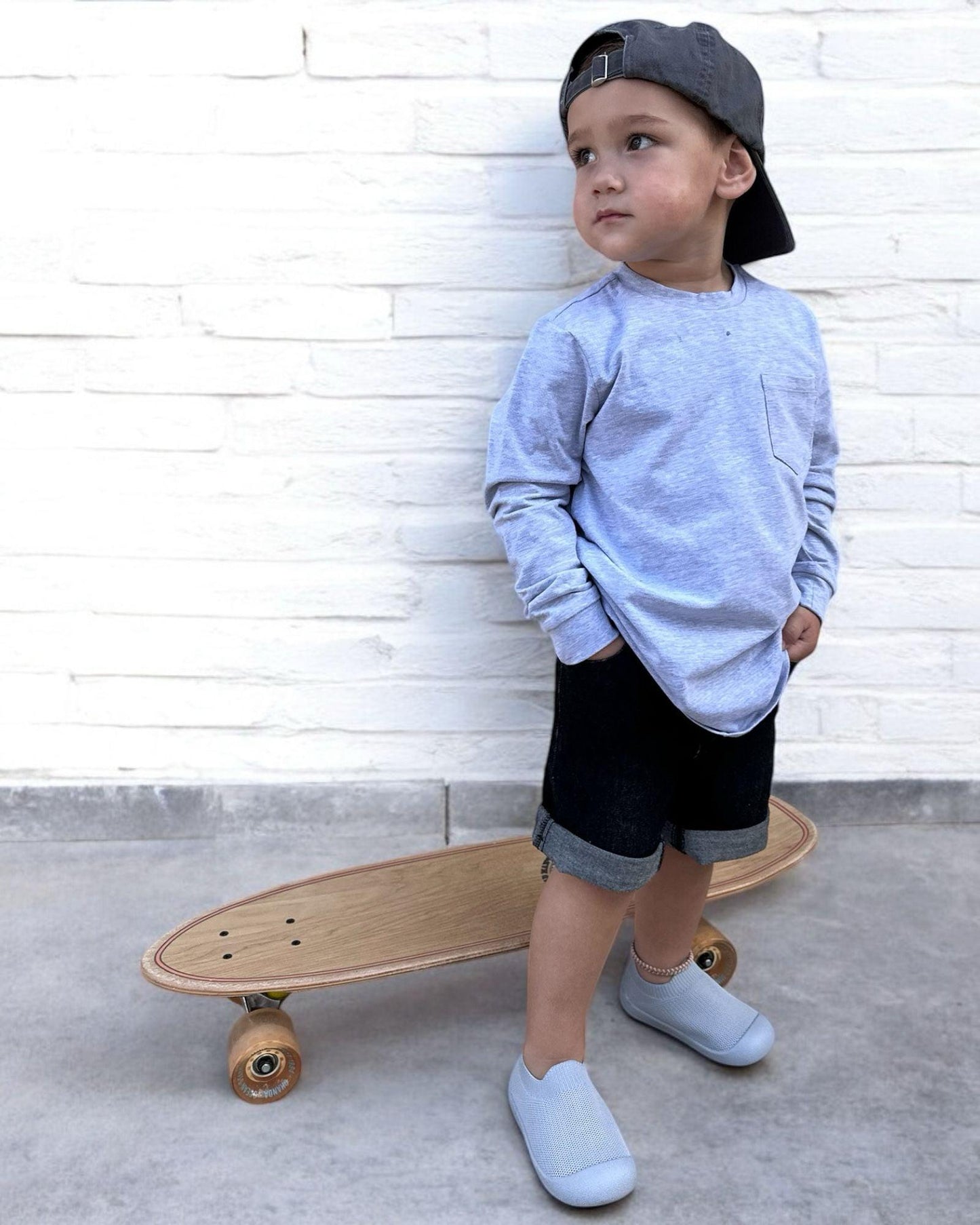 LONG SLEEVE T-SHIRT - GREY