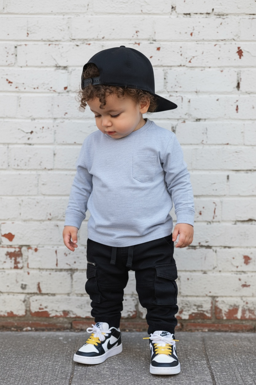 LONG SLEEVE T-SHIRT - GREY