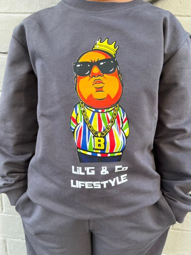 Big Poppa – Charcoal Jumper