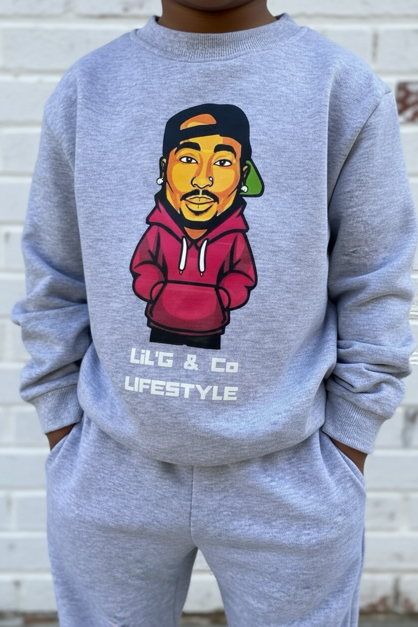 ALL EYEZ ON MY JUMPER - GREY