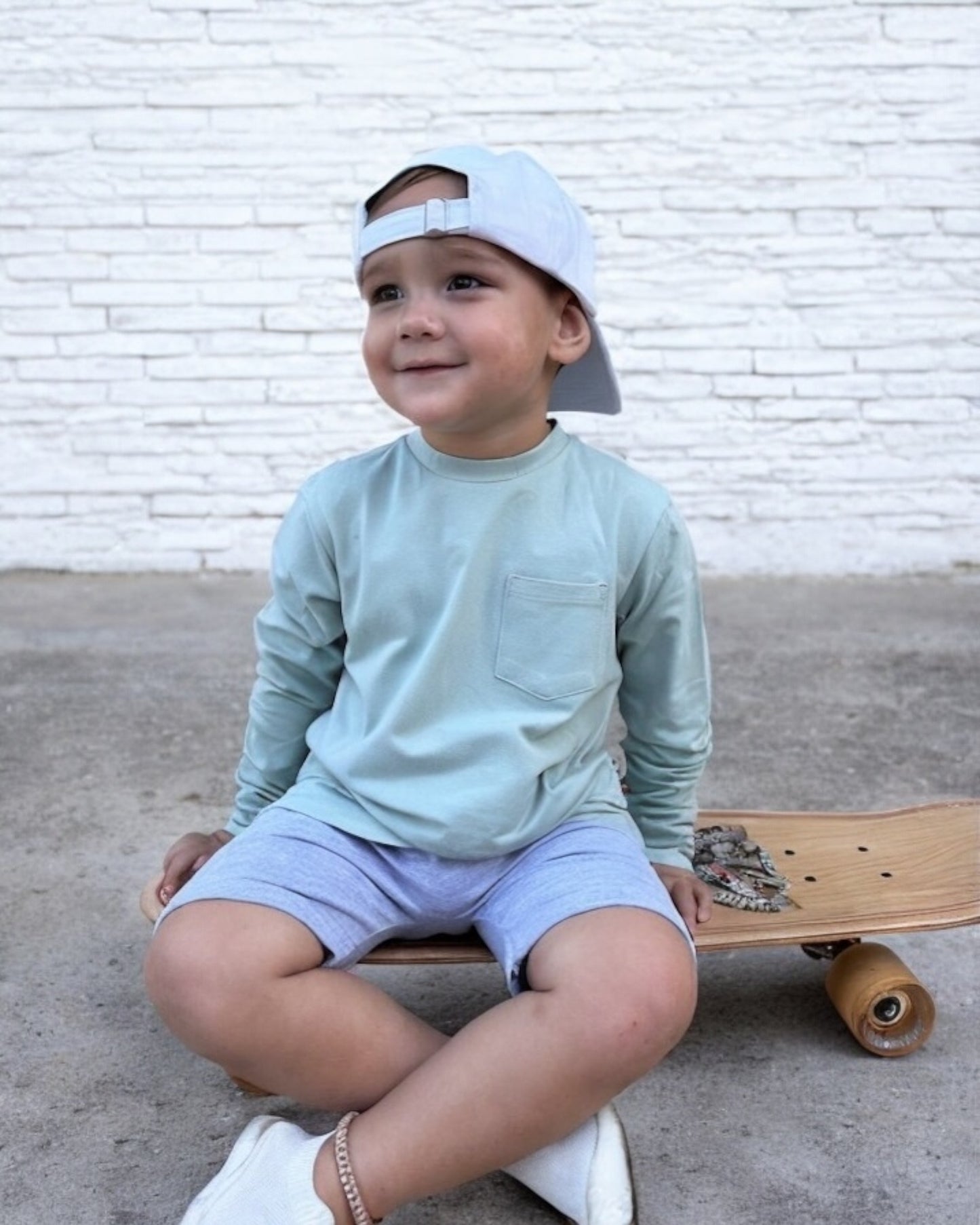 LONG SLEEVE T-SHIRT - LIGHT SAGE