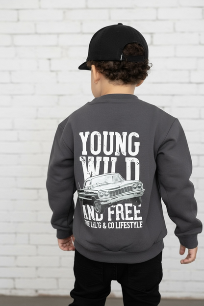 LOW RIDER - CHARCOAL JUMPER