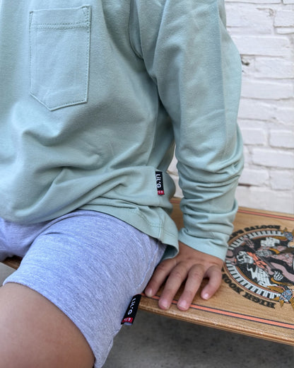 LONG SLEEVE T-SHIRT - LIGHT SAGE