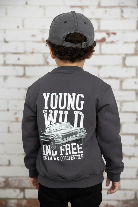 LOW RIDER - CHARCOAL JUMPER