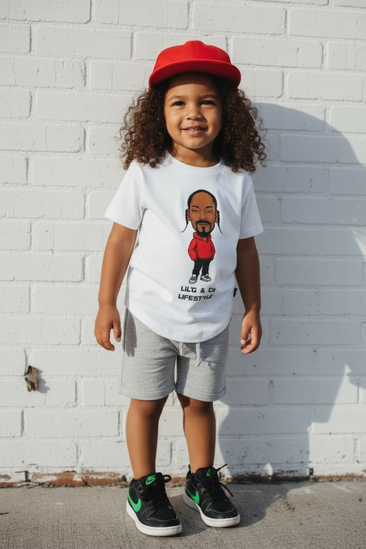 D O Double G -  SET - SHORT SLEEVE T-SHIRT + SHORTS