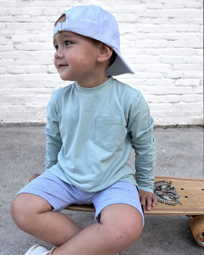 LONG SLEEVE T-SHIRT - LIGHT SAGE