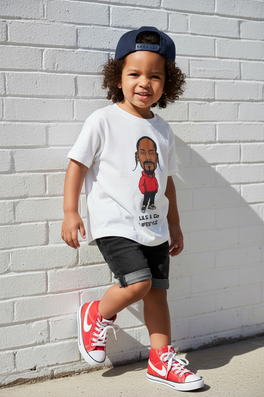 D O Double G -  SET - SHORT SLEEVE T-SHIRT + DENIM SHORTS