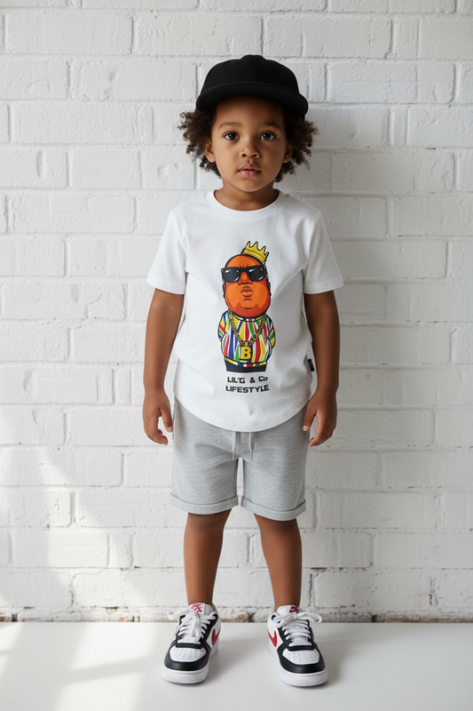 BIG POPPA SET - SHORT SLEEVE T-SHIRT + SHORTS