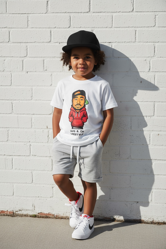 ALL EYEZ ON MY SET - SHORT SLEEVE T-SHIRT + SHORTS