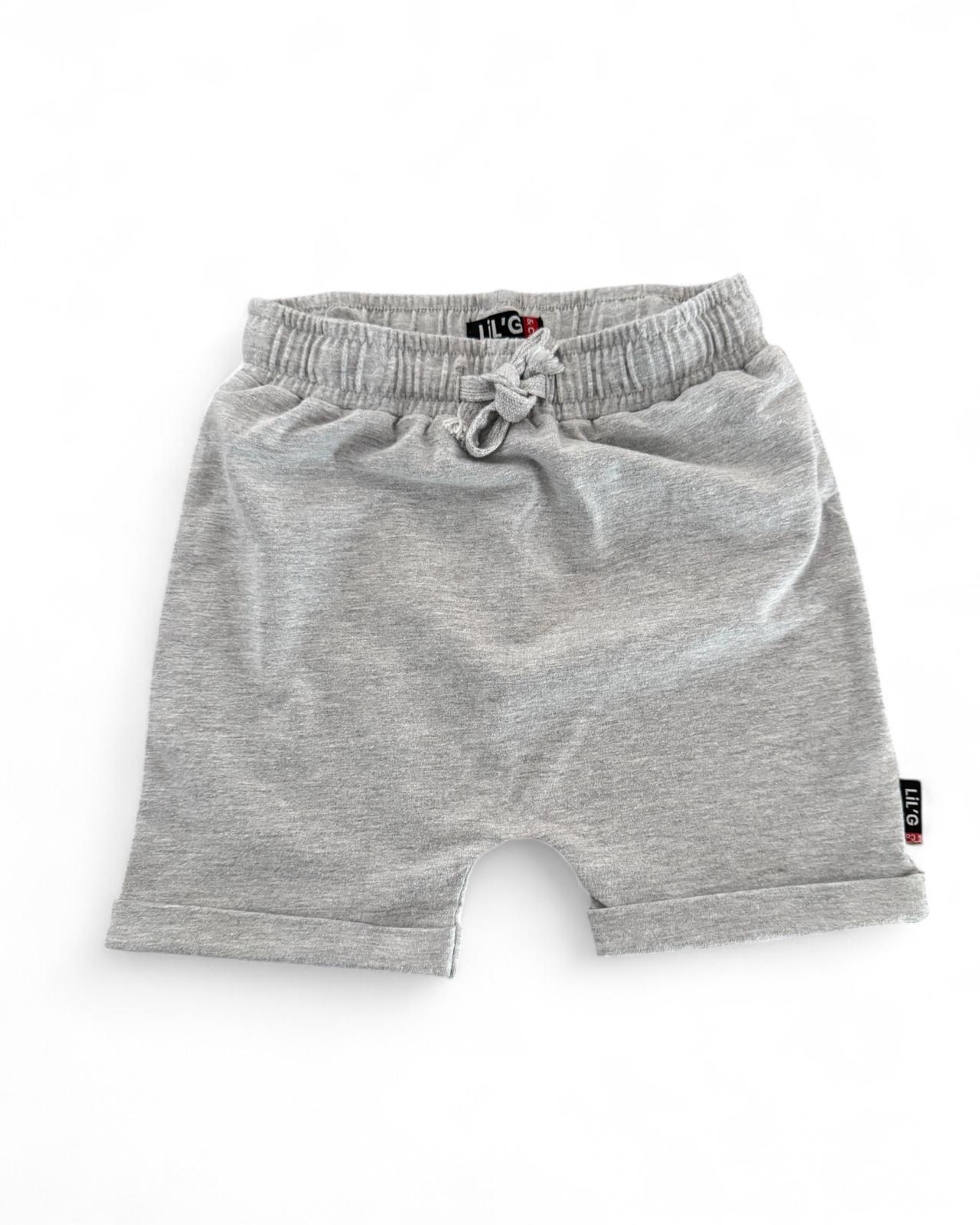 SHORTS GREY LiL G Co shorts-grey-lil-g-co