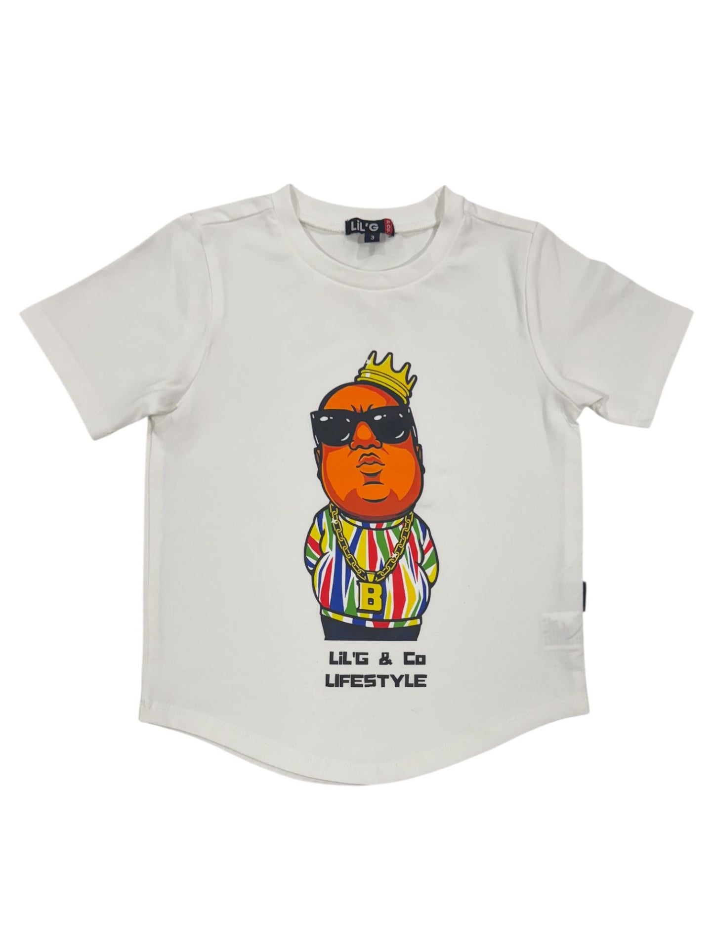 BIG POPPA - SHORT SLEEVE T-SHIRT - WHITE