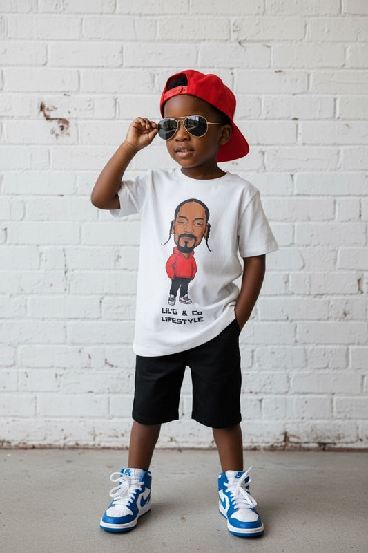 D O Double G -  SHORT SLEEVE T-SHIRT - WHITE