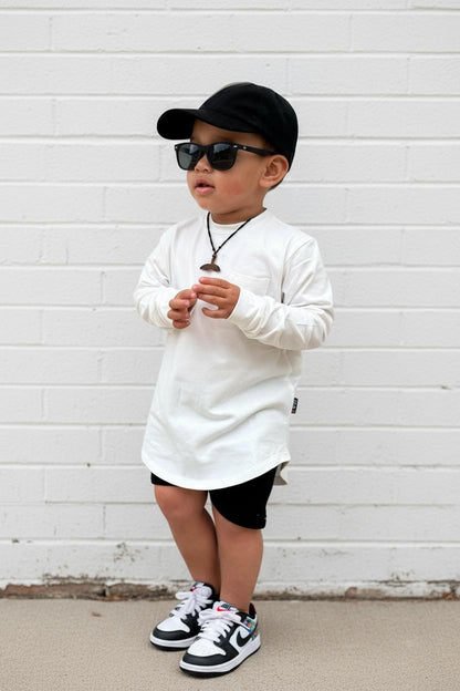 LONG SLEEVE T-SHIRT - WHITE