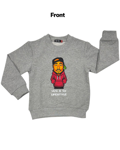 All Eyez on My Jumper – Grey