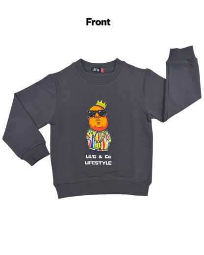 Big Poppa – Charcoal Jumper