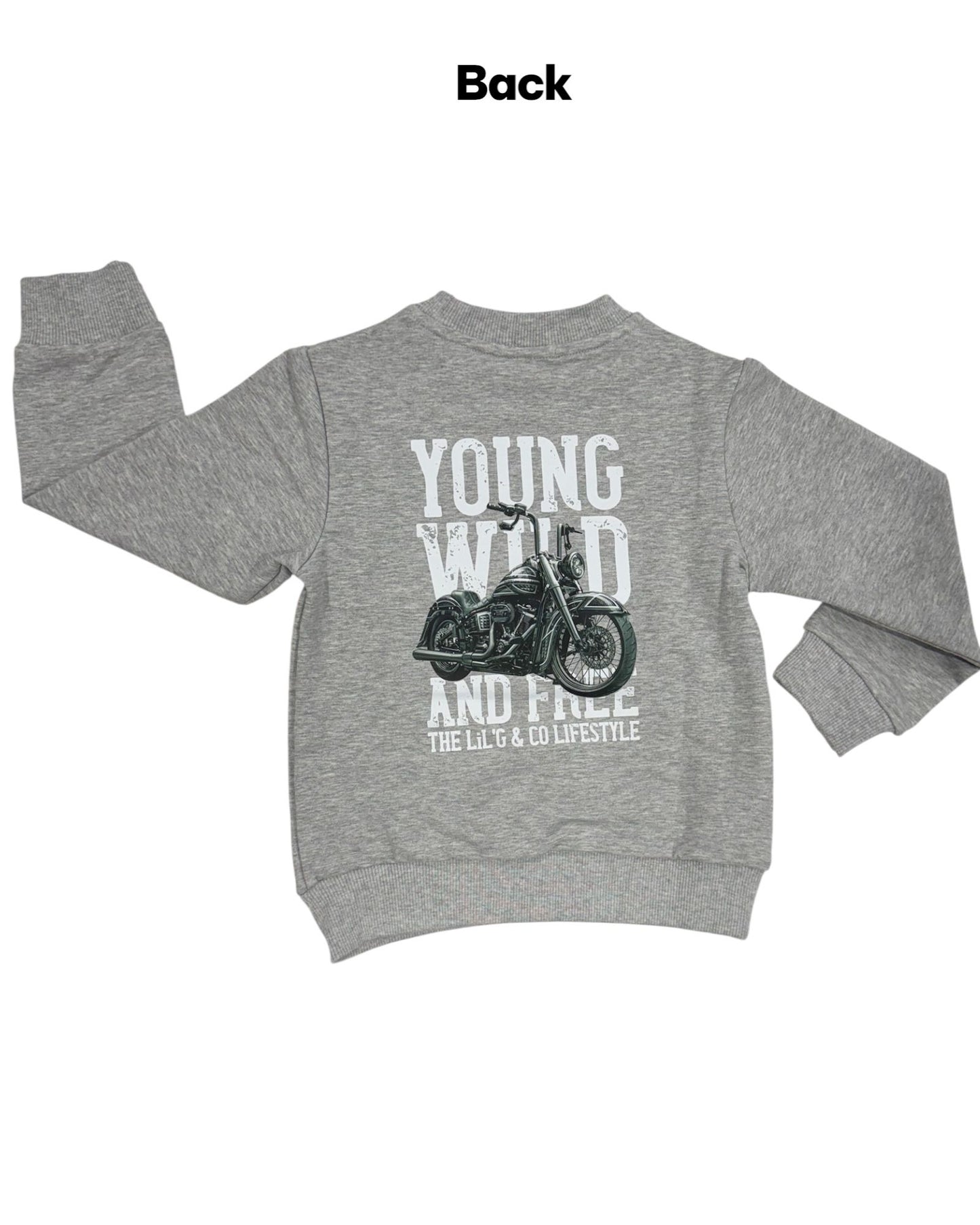 Born to Ride – Grey Jumper